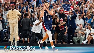 Stephen Curry’s TOP highlights from Paris Olympics basketball competition  NBC Sports [upl. by Elianora33]