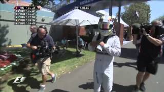 F1 Australia 2014  Lewis Hamilton quot Im a driver  quot HD [upl. by Anawal]