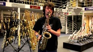 P Mauriat System 76 Unlacquered Alto Saxophone [upl. by Oiramed]