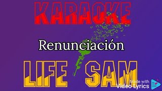 Karaoke Renunciación Los Terribles Del Norte [upl. by Anemix]