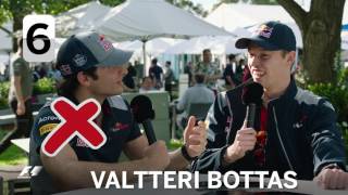 Toro Rossos Carlos Sainz And Dany Kvyat  F1 Grill The Grid [upl. by Yci]