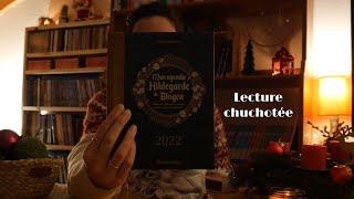 Asmr 🎙️ Lecture chuchotée Hildegarde de Bingen 🌿 Décembre 2022 ❄️ Plantes et bienêtre [upl. by Amalea]