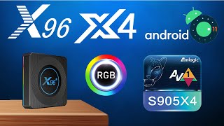 Super Fast  X96 X4 Amlogic S905X4 Android 11 AV1 Video TV Box [upl. by Gnilrad]