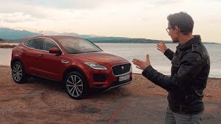 Маленький но очень дорогой Jaguar EPace – тестдрайв и обзор [upl. by Ansel257]