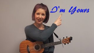 Ukulelen Tutorial Im Yours von Jason Mraz [upl. by Rydder]