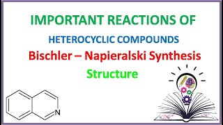 Bischler Napierlaski Synthesis For Pharma students NEET JEE and NET aspirants [upl. by Ilajna]