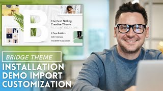 How To Install and Demo Import Bridge WordPress Theme  Full Customization❗ [upl. by Ferreby420]