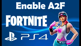 How to enable 2FA on Fortnite PS4 [upl. by Paloma]