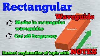 Rectangular Waveguide  Modes in rectangular wave guide  Graduation Physics Topic [upl. by Naraj]