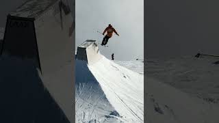 How to Grind a Coping on Skis  shorts [upl. by Auqenes]