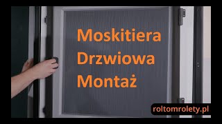 Moskitiera Drzwiowa montaż krok po kroku Jak zamontować Moskitierę Drzwiową [upl. by Kinson]