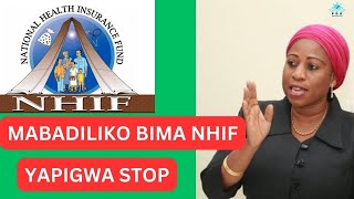 Waziri wa Afya Asitisha Mabadiliko ya Ada za Bima ya Afya NHIF afya bima waziri [upl. by Stonwin]