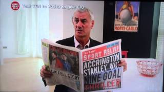 Robbie Fowler Steve McManaman amp Ian Rush do Sport Relief Classic Accrington Stanley Advert [upl. by Aneelahs]