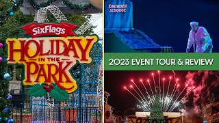 Holiday in the Park 2023 at Six Flags Fiesta Texas  InDepth Event Tour with Shows Food amp Lights [upl. by Swagerty658]