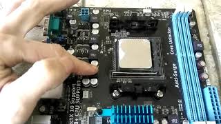 как феном мать убил Asus M5A78LM LX3 [upl. by Kavanaugh]