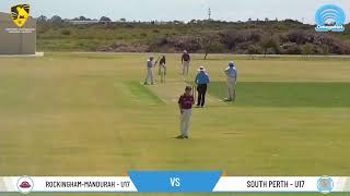 RockinghamMandurah  U17 v South Perth  U17 [upl. by Leirbag]