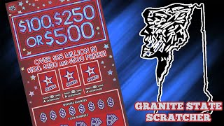 25 Gamble for 100 250 or 500 Winnings🍀NH Lottery Scratch Off Tickets [upl. by Kate]