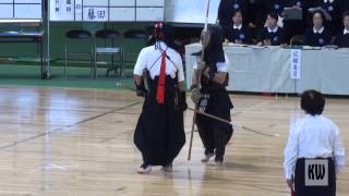 All Japan Men Naginata Championships  3rd place match [upl. by Malanie]