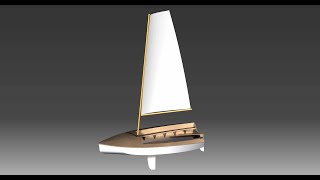 TJ  Sailing Dinghy  Mainsail Sailmaking Part 22 [upl. by Manley]