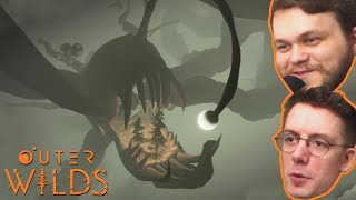 DEN SPOOKY PLANETEN  MidnattsLets Play Outer Wilds 3 [upl. by Nomit187]