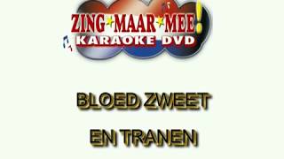 Andre Hazes  Bloed zweet en tranen  KARAOKE  Lyrics [upl. by Lad]