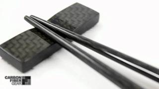 Carbon fiber chopsticks from CarbonFiberGearcom [upl. by Dnaltiac]