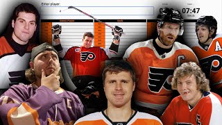 Philadelphia Flyers AllTime Legendary Stats Leaders on Sporcle [upl. by Anauqcaj]