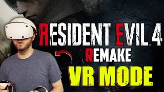 Resident Evil 4 Remake VR Mode Gameplay  Virtual Reality Horror in RE4 VR on PSVR2 [upl. by Esirrehc42]