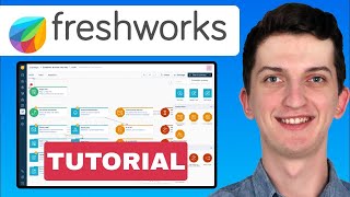 How To Use Freshworks CRM  Simple Tutorial 2024 [upl. by Lleuqram]