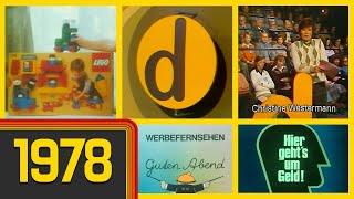 ZDF Werbung mit Mainzelmännchen amp Drehscheibe 29111978 [upl. by Noslen]