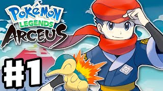 Pokemon Legends Arceus  Gameplay Walkthrough Part 1  Hisui Region Intro Nintendo Switch [upl. by Ahsiekyt]