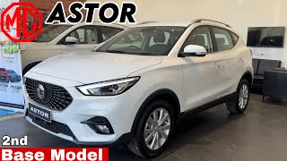 MG ASTOR SHINE 2024 Base Model ₹11 Lakh  NEW MG ASTOR 2nd Base Model Review [upl. by Hosea]