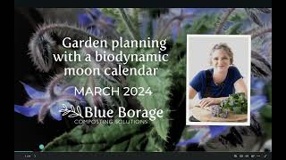 Garden planning with a biodynamic moon calendar in New Zealand March 2024 [upl. by Ihtac716]