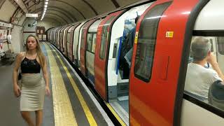 Chalk Farm Station Northern Line going north London Transport underground tube trains [upl. by Brunhild]