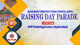 Railway Protection Force RPF Raising Day Parade  2023 Live From RPF Training Centre Hyderabad [upl. by Nileuqay]