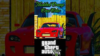 GTA 5 Online INSANE Orange Crew Color from Honda🔥Hex Code [upl. by Negaet602]