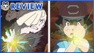 Ash VS Gladion Gladion uses Devastating Drake Mohn  Pokemon Sun and Moon Episode 105 Review [upl. by Glaab]