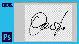 Create a Digital Signature in Adobe Photoshop Colour Range Tool amp Minimum Tool [upl. by Jeffry]