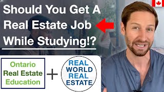 Pass The Humber College Real Estate Exams amp Should You Get A Job In Real Estate While Studying [upl. by Aneeram]