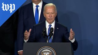 Biden introduces Zelensky as Putin [upl. by Lewan]