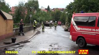 Unwetter Donnersbergkreis VG Kibo und Göllheim Kreuznach112de [upl. by Jerz]