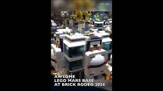 Awsome LEGO Mars Base at Brick Rodeo 2024 [upl. by Margherita679]