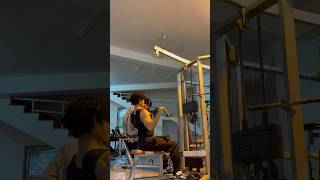 DAY 31100  Back workout in hostel gym  NIT Agartala [upl. by Denae733]