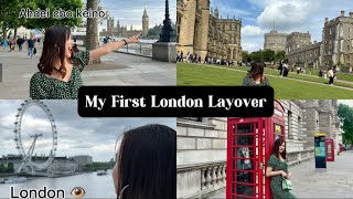 Koiba pubire eidee 😅💃🏼 My First London Layover  with susmitasapam [upl. by Eivets]