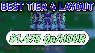 BEST TIER 4 LAYOUT FACTORY SIMULATOR  Roblox Factory Simulator [upl. by Assyle]