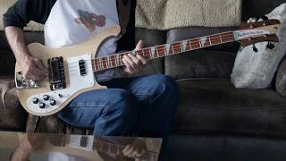 YES  Wonderous Stories  Bass Cover  Going for the One  Chris Squire [upl. by Yerffoj]