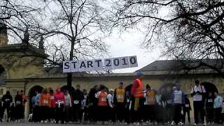 Neujahrslauf München 2010 Hofgarten  Englischer Garten [upl. by Reyna]