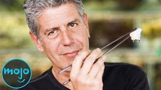 Top 5 Anthony Bourdain Moments [upl. by Lyrahs]