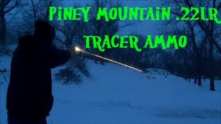 Piney Mountain 22lr Tracer Ammo In A Pistol Ruger SR22 Cycle Test [upl. by Burrell224]