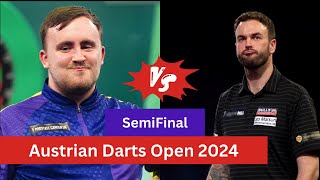 🎯LIVELuke Littler vs Ross Smith Semifinal Austrian Darts Open 2024 Eurpean Tour Darts today score [upl. by Nnyleuqaj422]